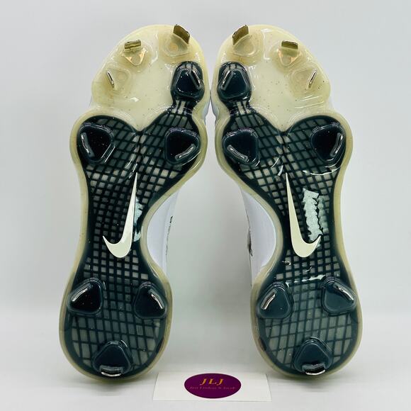 Nike Men's Force Zoom Trout 7 Pro Mid Baseball Cleats White/Gold CI3134-106 Sz 8 - Picture 9 of 10